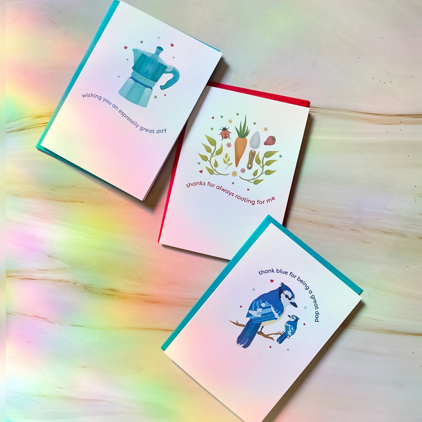 Excellente journée expresso | Fête des Pères | Mini carte de vœux