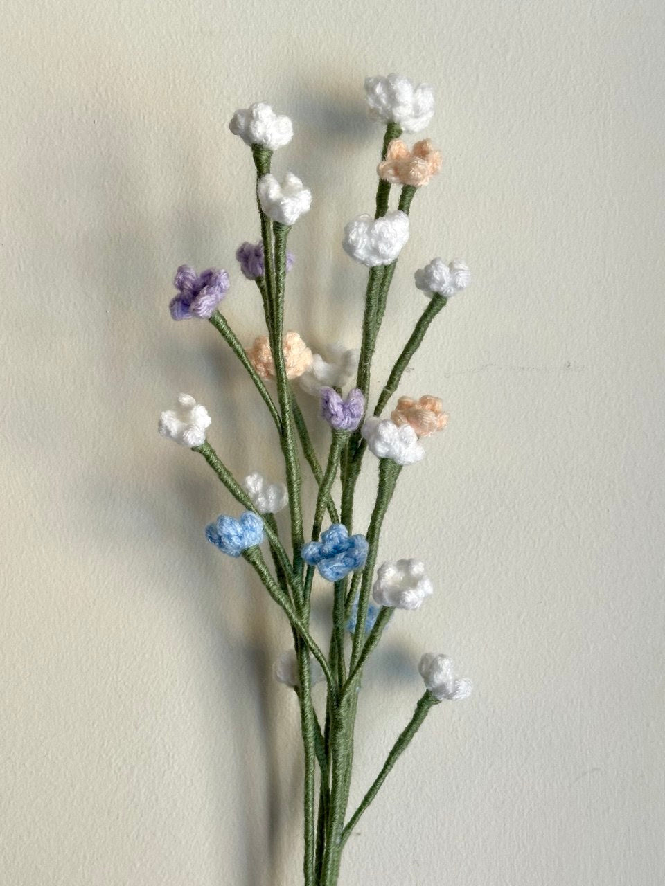 Crochet Baby's Breath (Handmade Multi-coloured flowers)