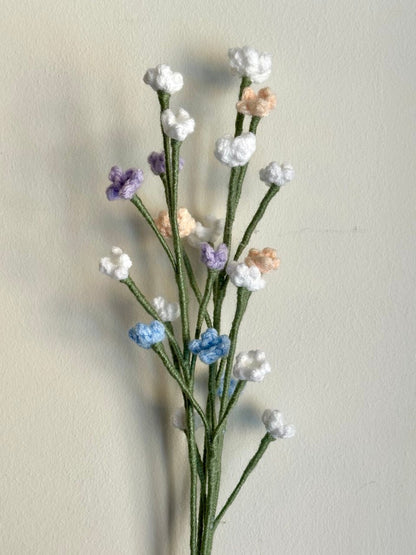 Crochet Baby's Breath (Handmade Multi-coloured flowers)