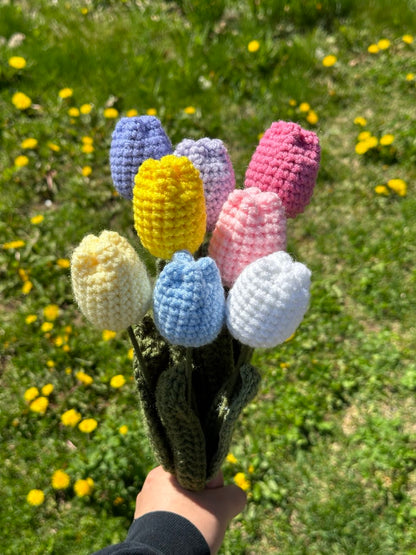 Crochet Tulip Pattern PDF Download Beginner Friendly