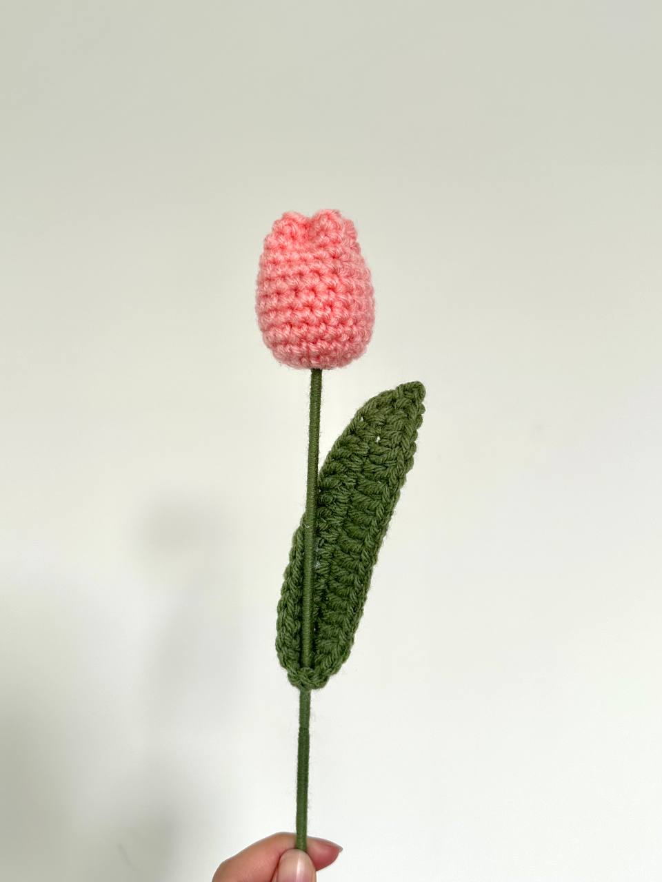 Crochet Tulip (Handmade Multi-coloured flowers)