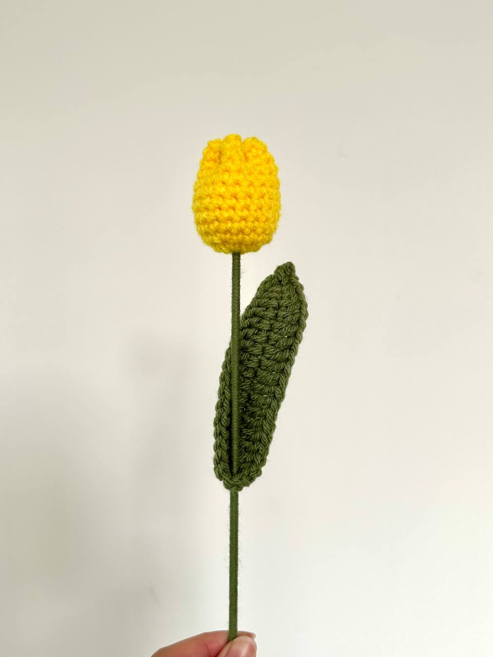 Crochet Tulip (Handmade Multi-coloured flowers)