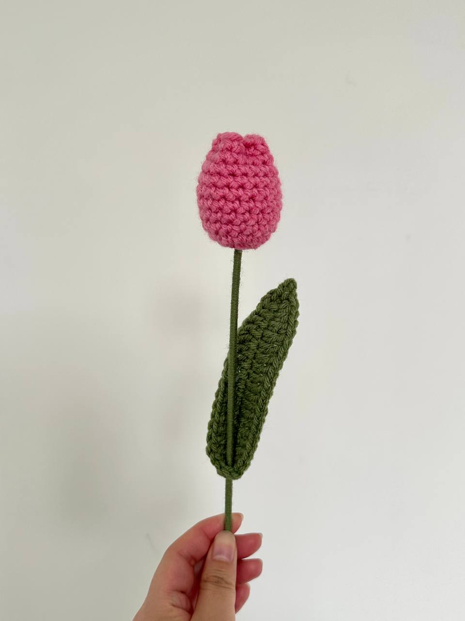 Crochet Tulip (Handmade Multi-coloured flowers)