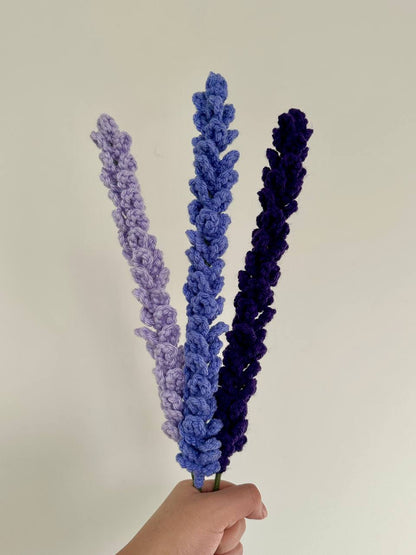 Crochet Lavenders (Handmade Multi-coloured flowers)