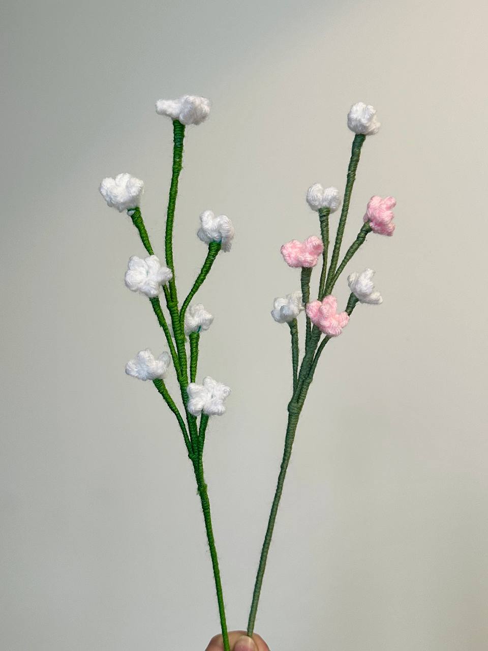 Crochet Baby's Breath (Handmade Multi-coloured flowers)