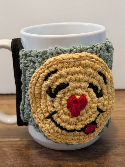Crochet Mug Cozy - Handmade Cotton Mug Decor