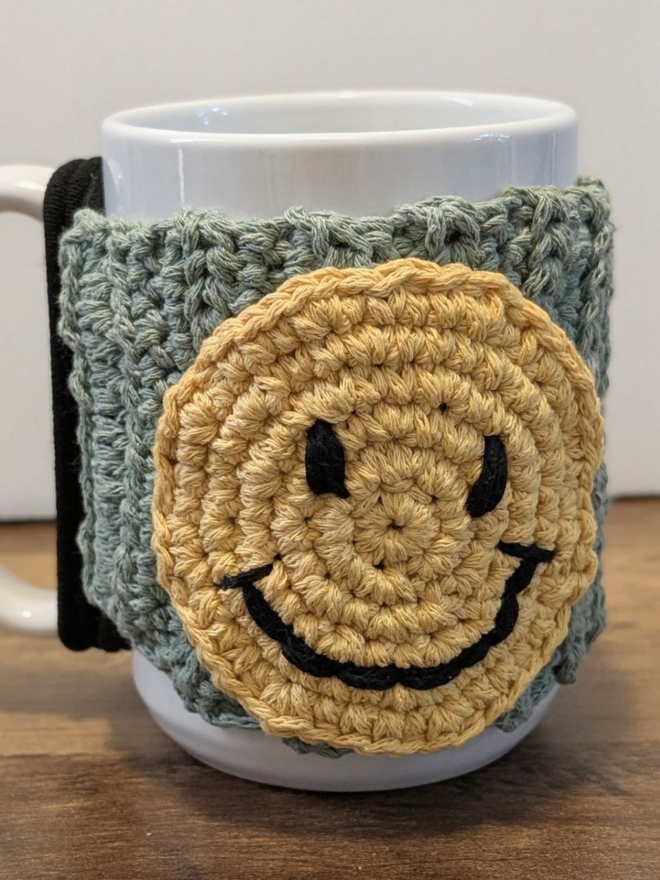 Crochet Mug Cozy - Handmade Cotton Mug Decor