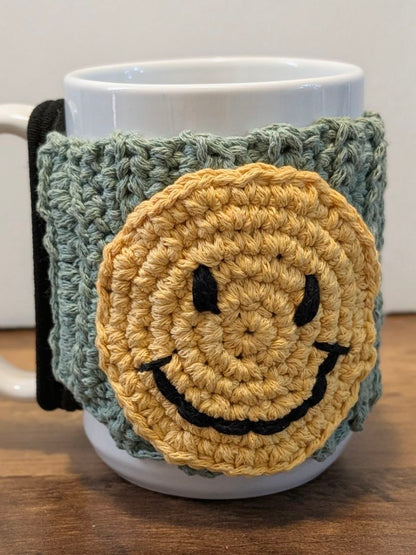 Crochet Mug Cozy - Handmade Cotton Mug Decor