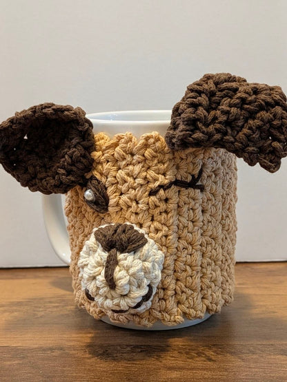 Crochet Mug Cozy - Handmade Cotton Mug Decor
