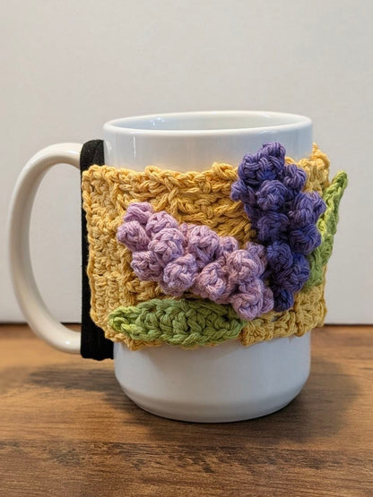Crochet Mug Cozy - Handmade Cotton Mug Decor
