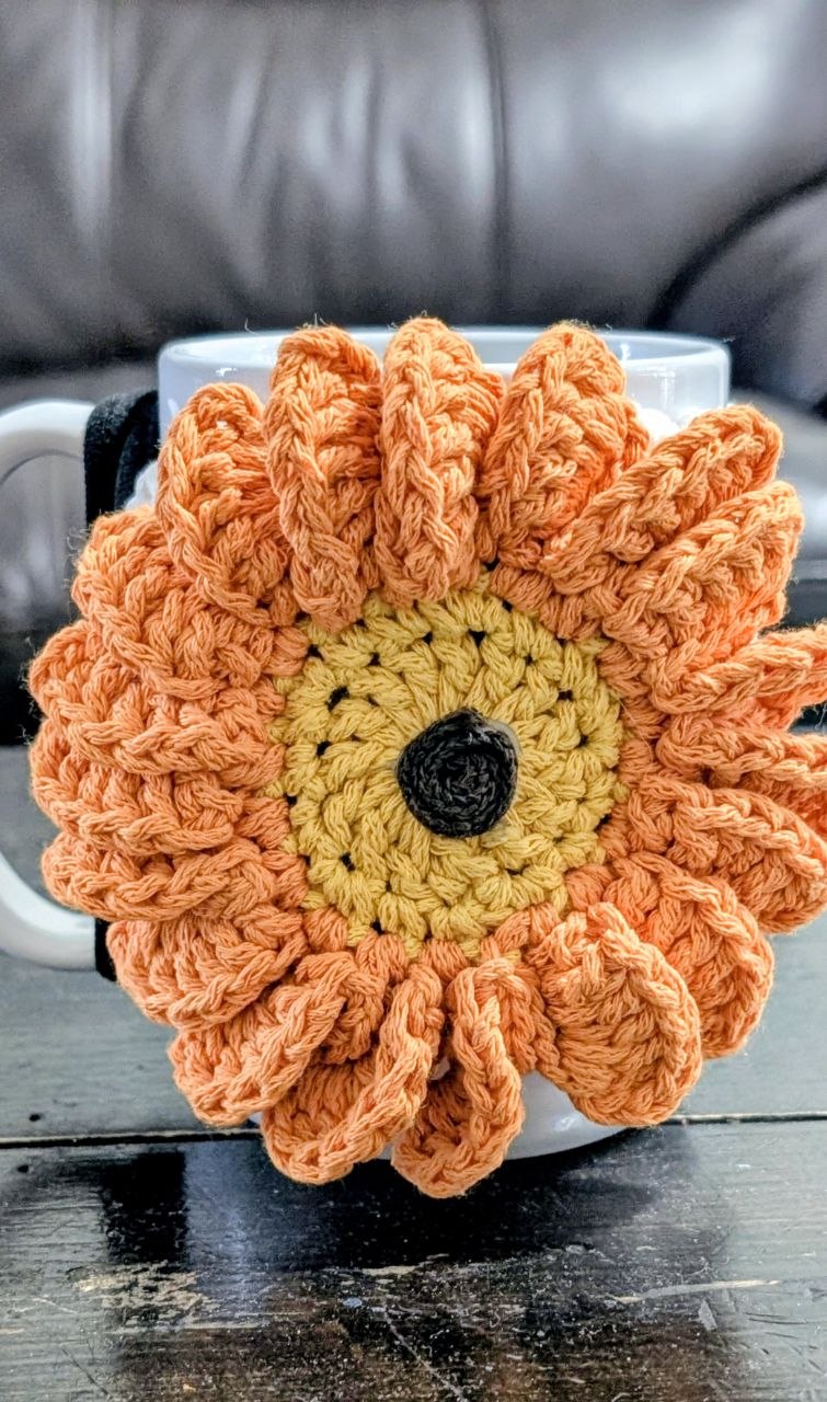 Housse de mug au crochet - Décoration de mug en coton faite main