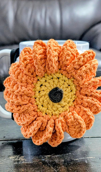 Housse de mug au crochet - Décoration de mug en coton faite main