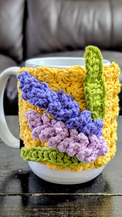 Housse de mug au crochet - Décoration de mug en coton faite main