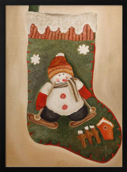 Décoration murale Chaussette de Noël