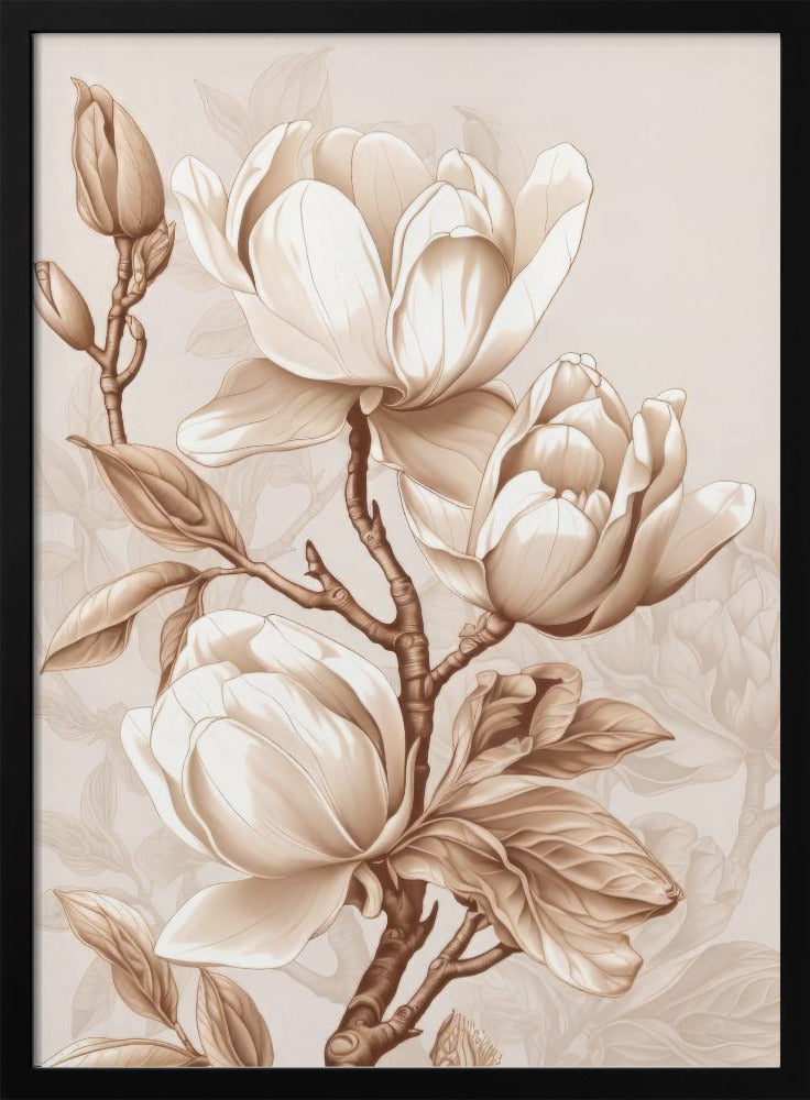 Fleurs beiges 2