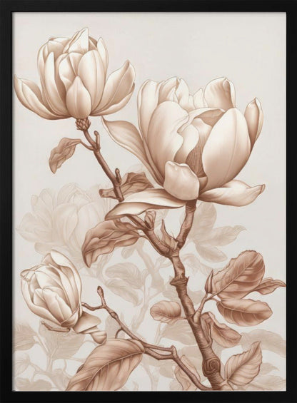Fleurs beiges 3