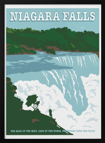 Art mural Chutes du NiagaraAffiche de voyage