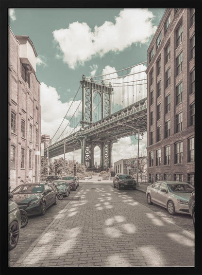 Décoration murale NEW YORK Manhattan Bridge | style urbain vintage
