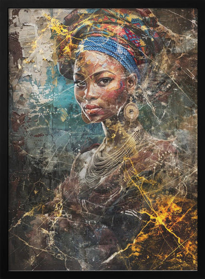 Art mural Illustration d'art africain Art mural 067