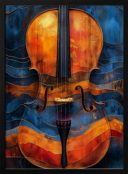 Décoration murale Musique Violon 6 Toiles Imprimées