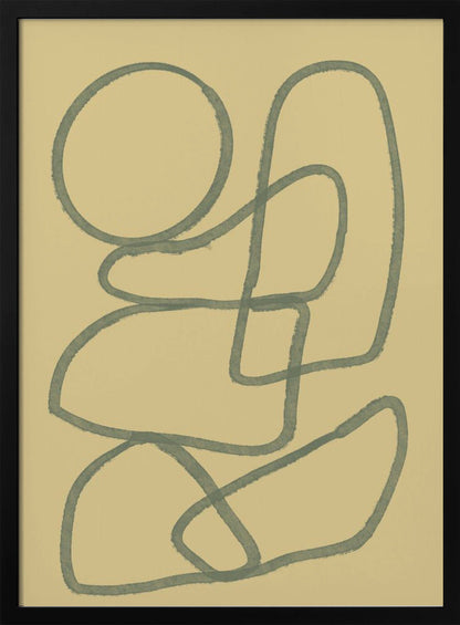 Art mural Dessin au trait ABSTRAIT