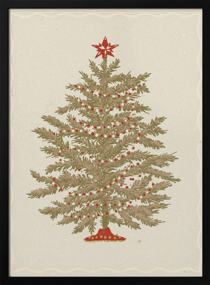 Décoration murale Sapin de Noël 02 Impression sur toile