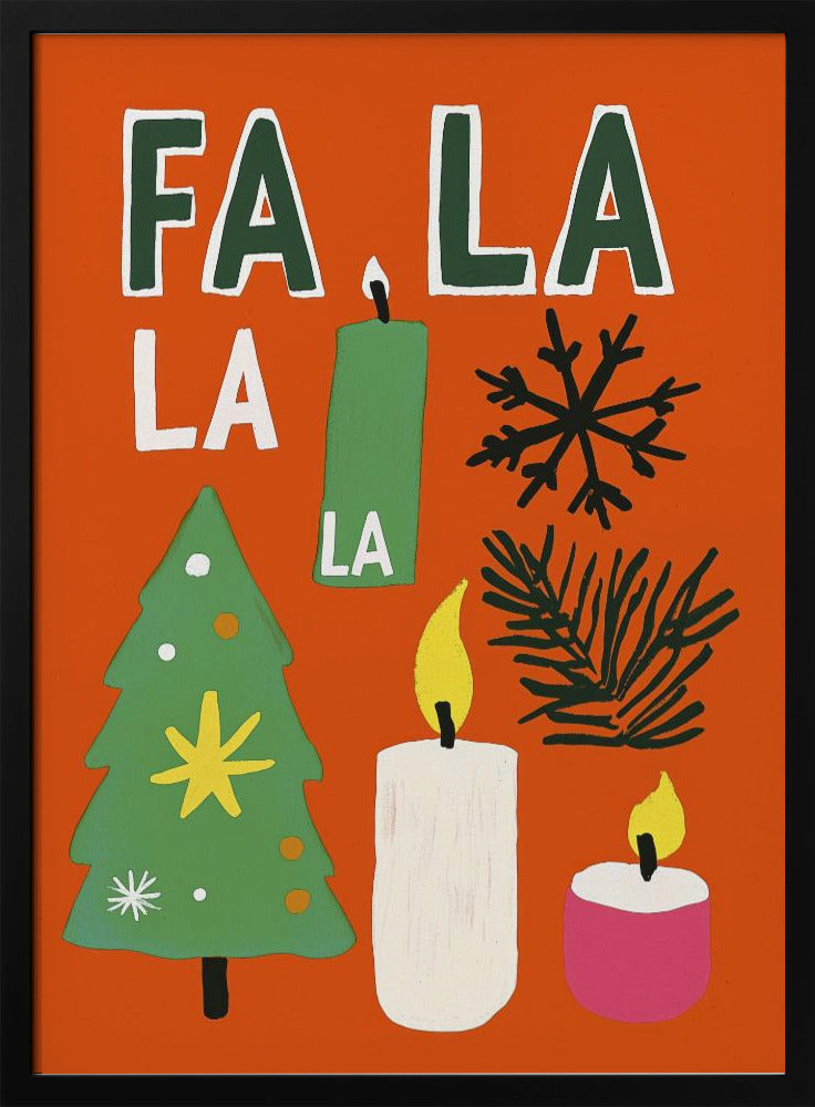 Impression sur toile « Fa la la »