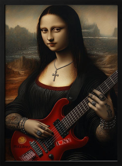 Impression sur toile Lisa revisitée