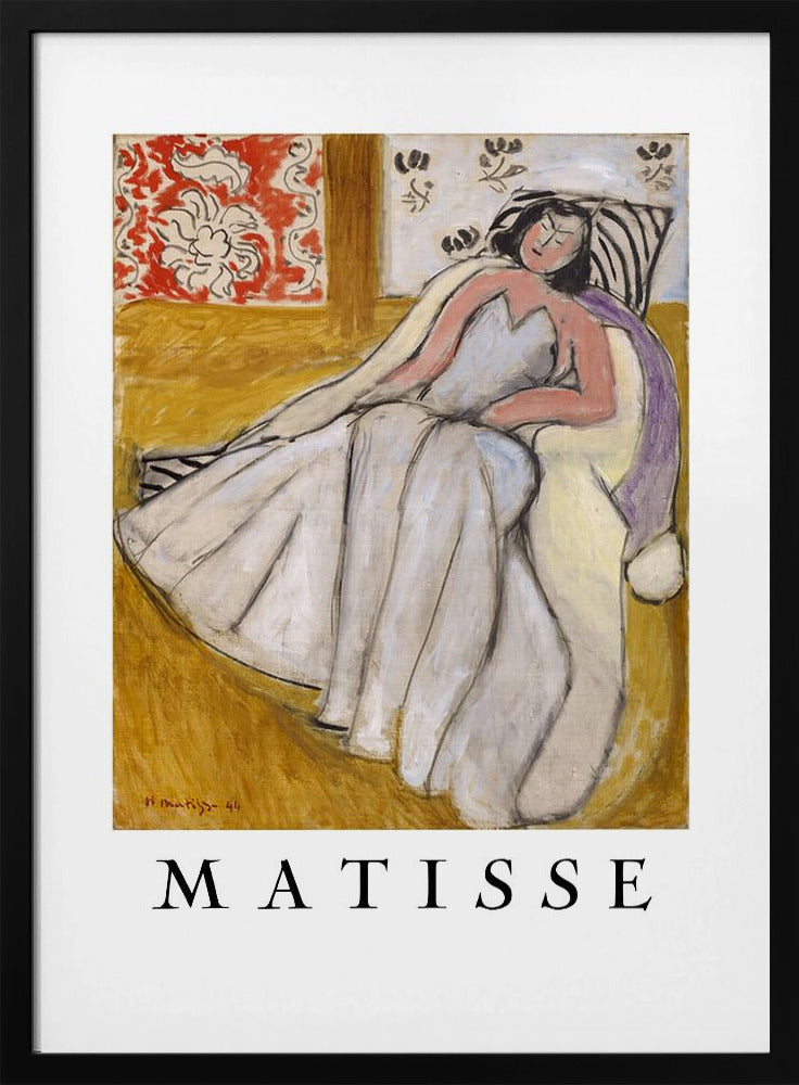 Tableau mural Jeune Femme à La Pelisse Blanche