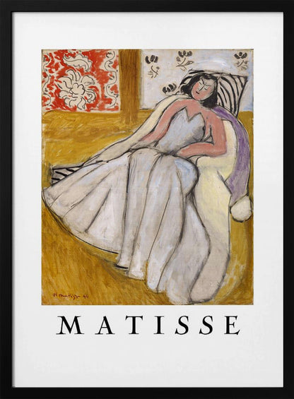 Tableau mural Jeune Femme à La Pelisse Blanche