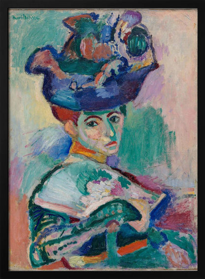 Décoration murale Femme au chapeau