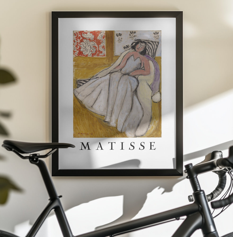 Tableau mural Jeune Femme à La Pelisse Blanche
