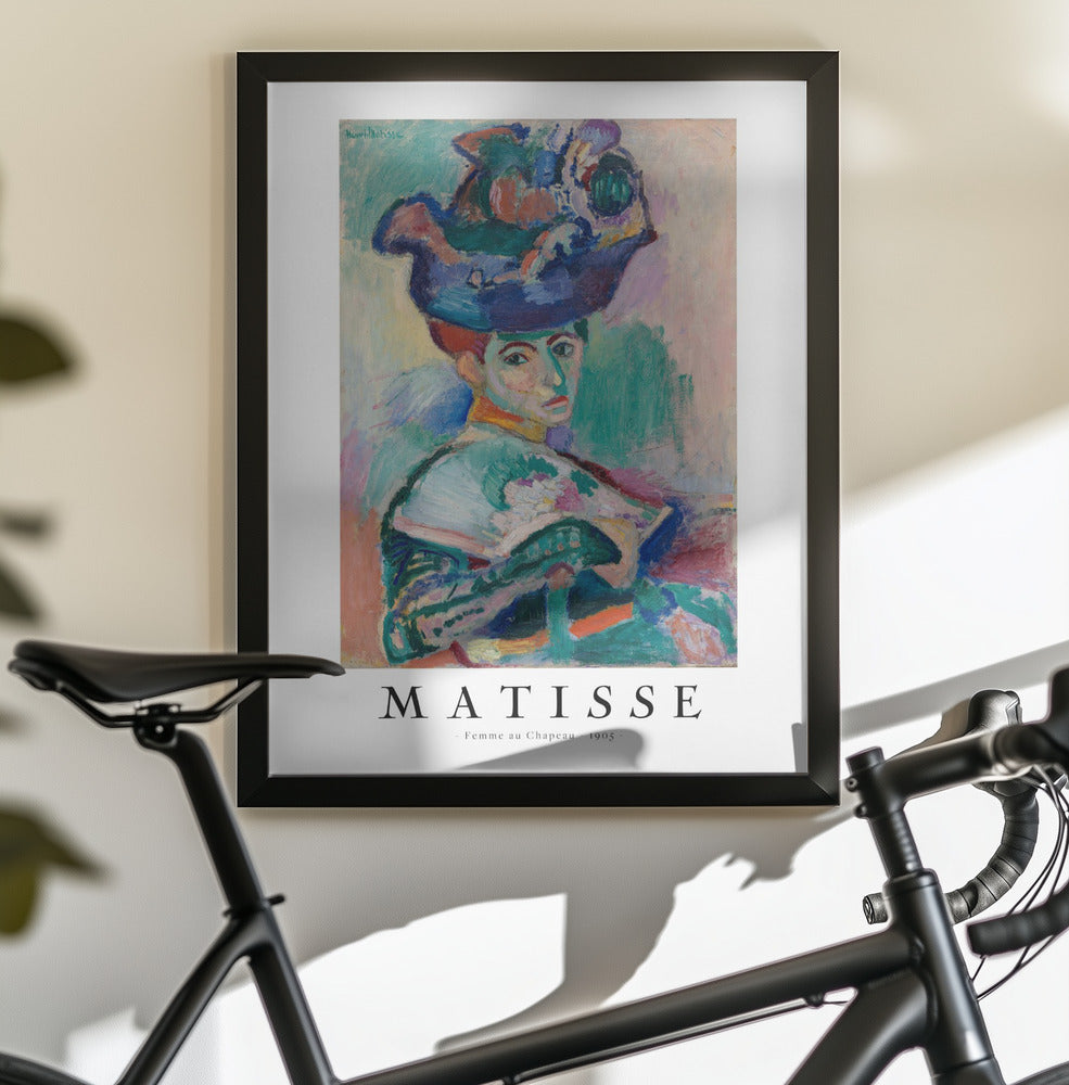 Décoration murale Femme au Chapeau 1905