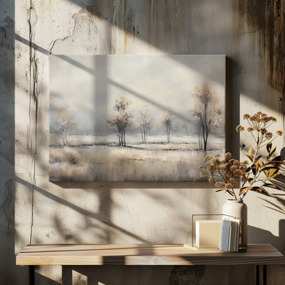 Art mural abstrait horizontal paysage 6