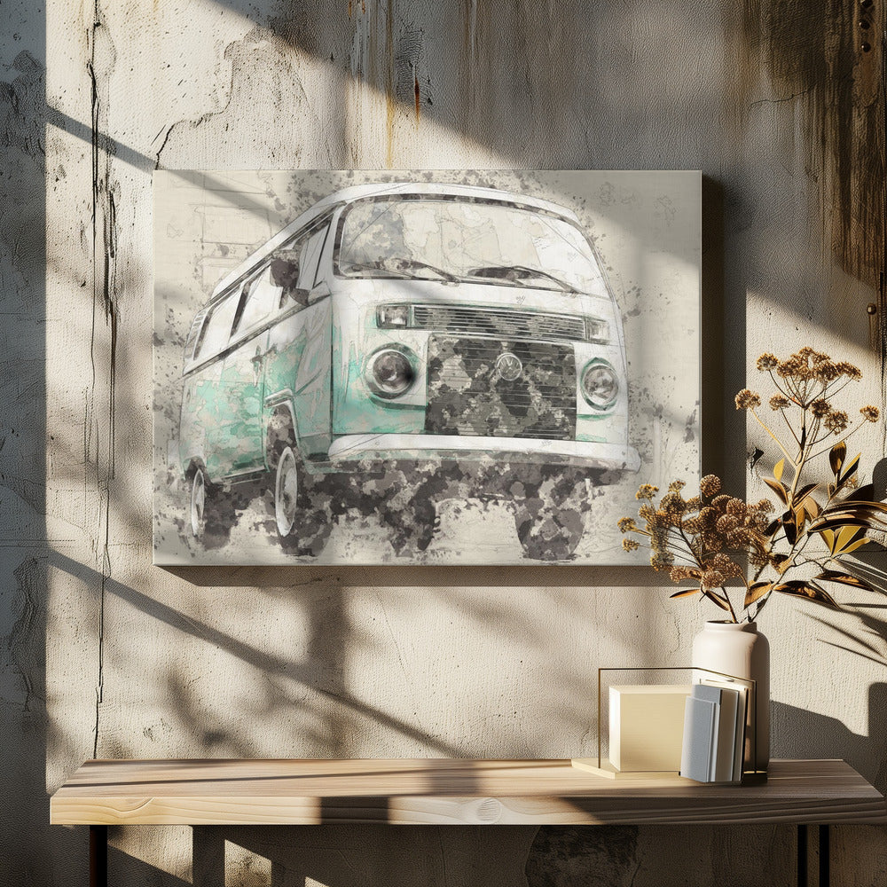 Art mural Combi Volkswagen