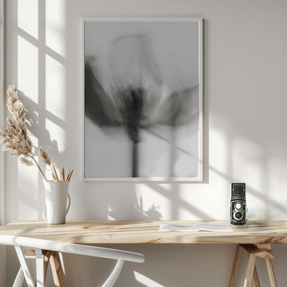 Art mural Tulipe monochrome