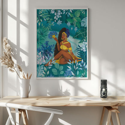 Art mural déesse Oshun Orisha