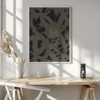 Wall art Abstract Brush Strokes 399Y