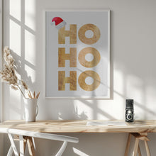 Toile murale typographie Hohoho