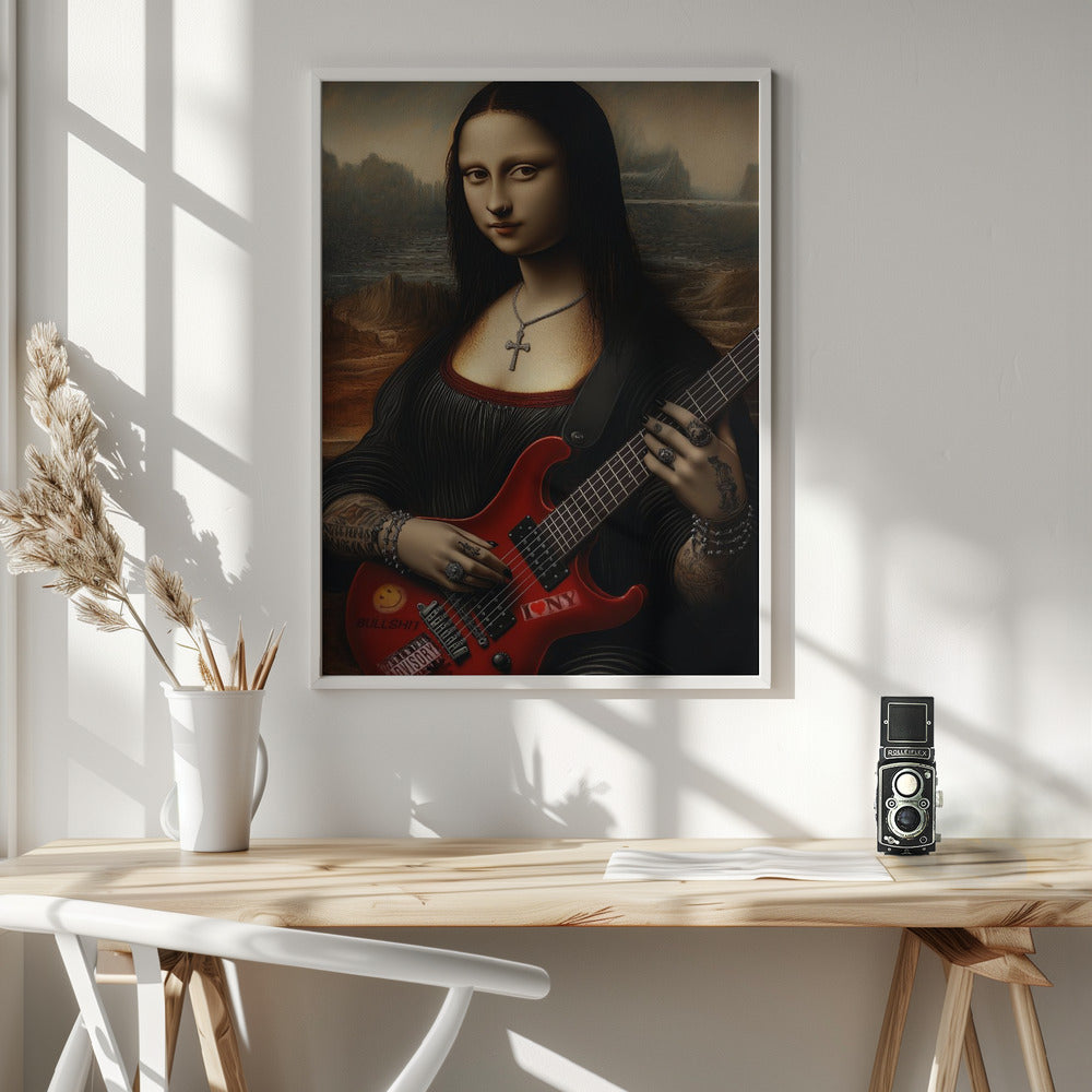 Impression sur toile Lisa revisitée