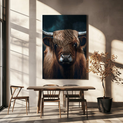 Tableau sur toile Vache écossaise