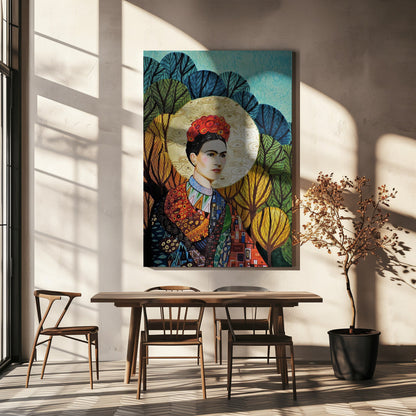 Art mural Frida aime Klimt