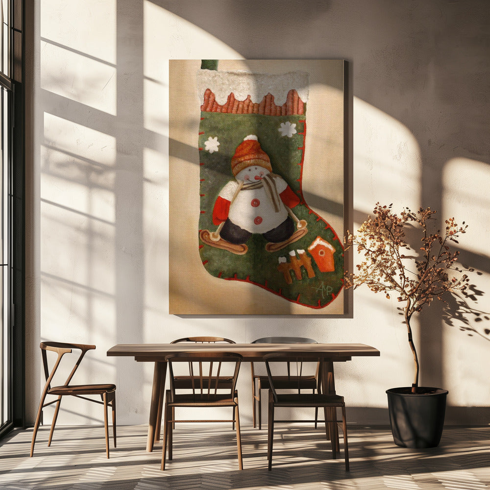 Décoration murale Chaussette de Noël