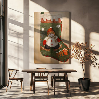 Décoration murale Chaussette de Noël