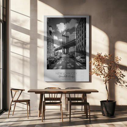 Wall art-NEW YORK CITY Manhattan Bridge