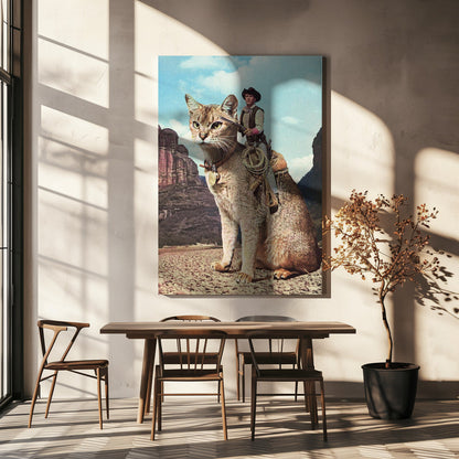 Décoration murale Le Chat Lone Ranger