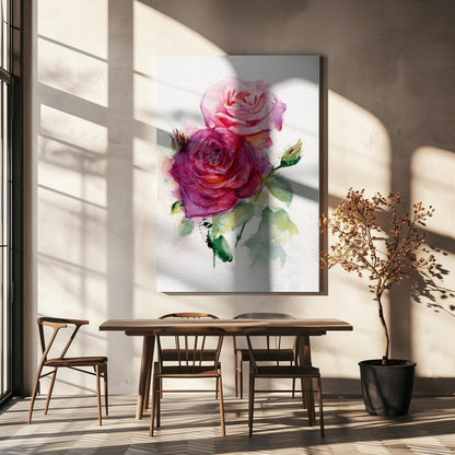 Art mural Rose juin