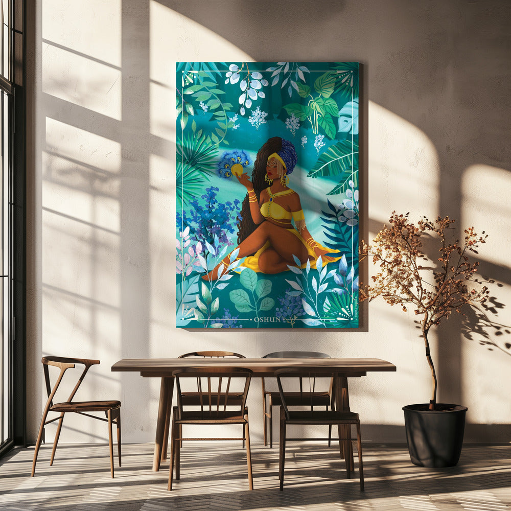 Art mural déesse Oshun Orisha