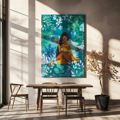 Art mural déesse Oshun Orisha