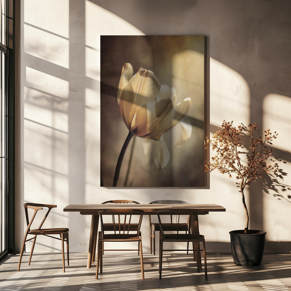 Art mural Tulipe pastel